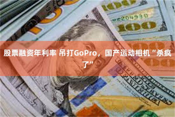 股票融资年利率 吊打GoPro，国产运动相机“杀疯了”