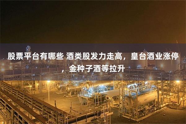 股票平台有哪些 酒类股发力走高，皇台酒业涨停，金种子酒等拉升