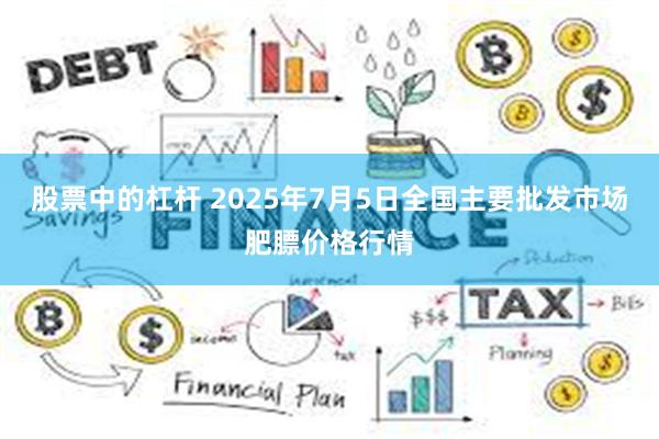 股票中的杠杆 2025年7月5日全国主要批发市场肥膘价格行情