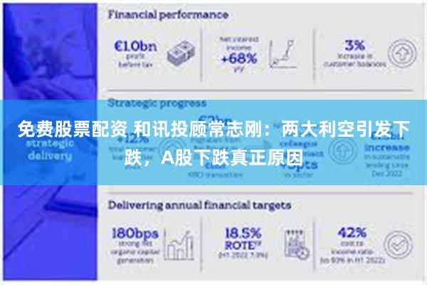 免费股票配资 和讯投顾常志刚:两大利空引发下跌,A股下跌真正原因